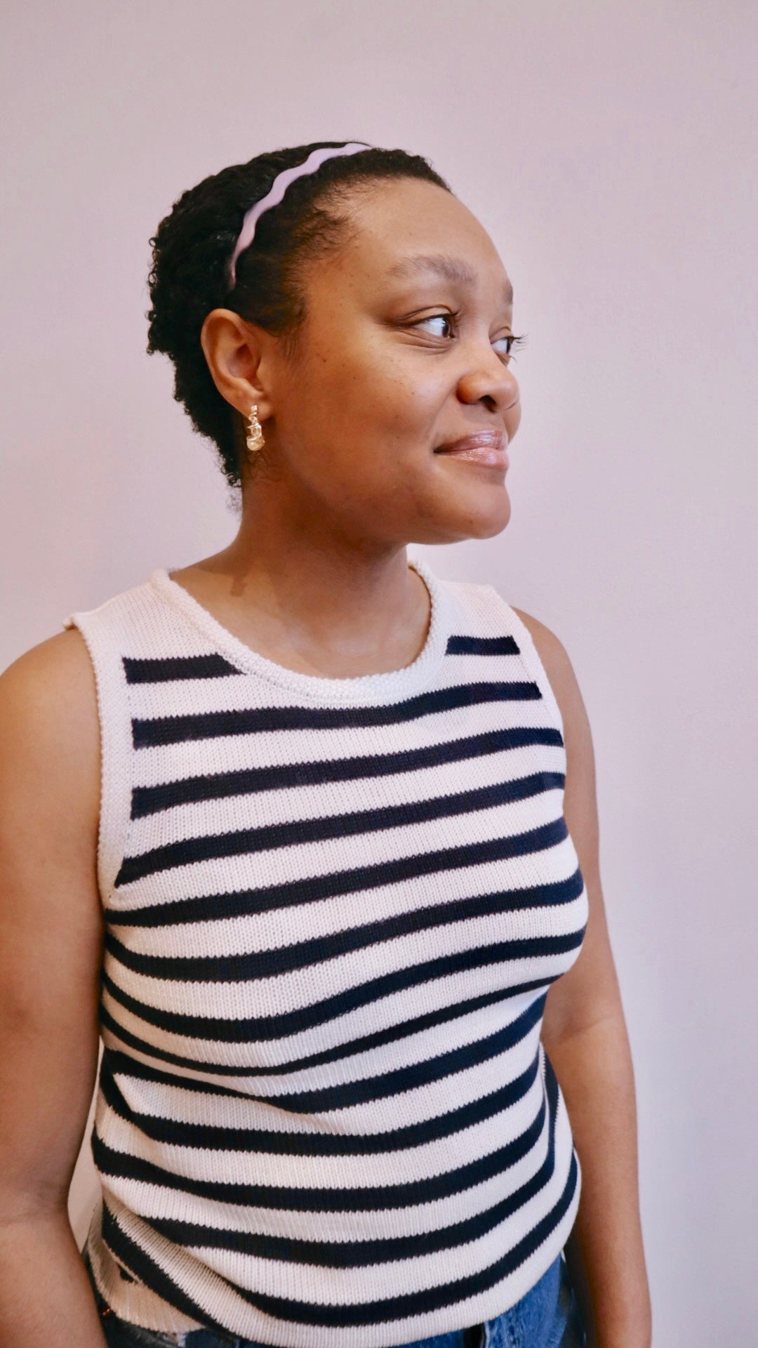 Striped Sweater Tank