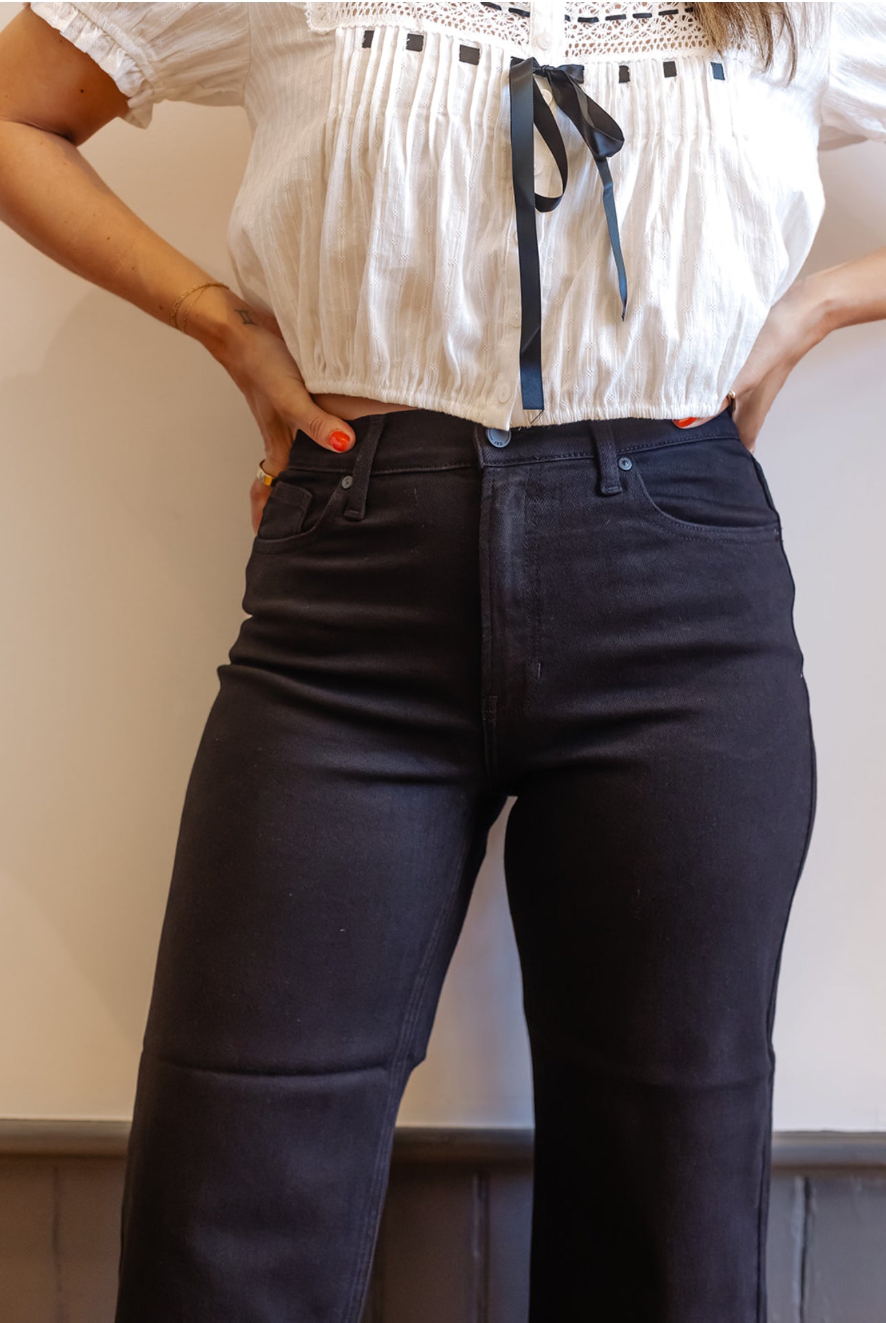 Petite Cuffed Denim
