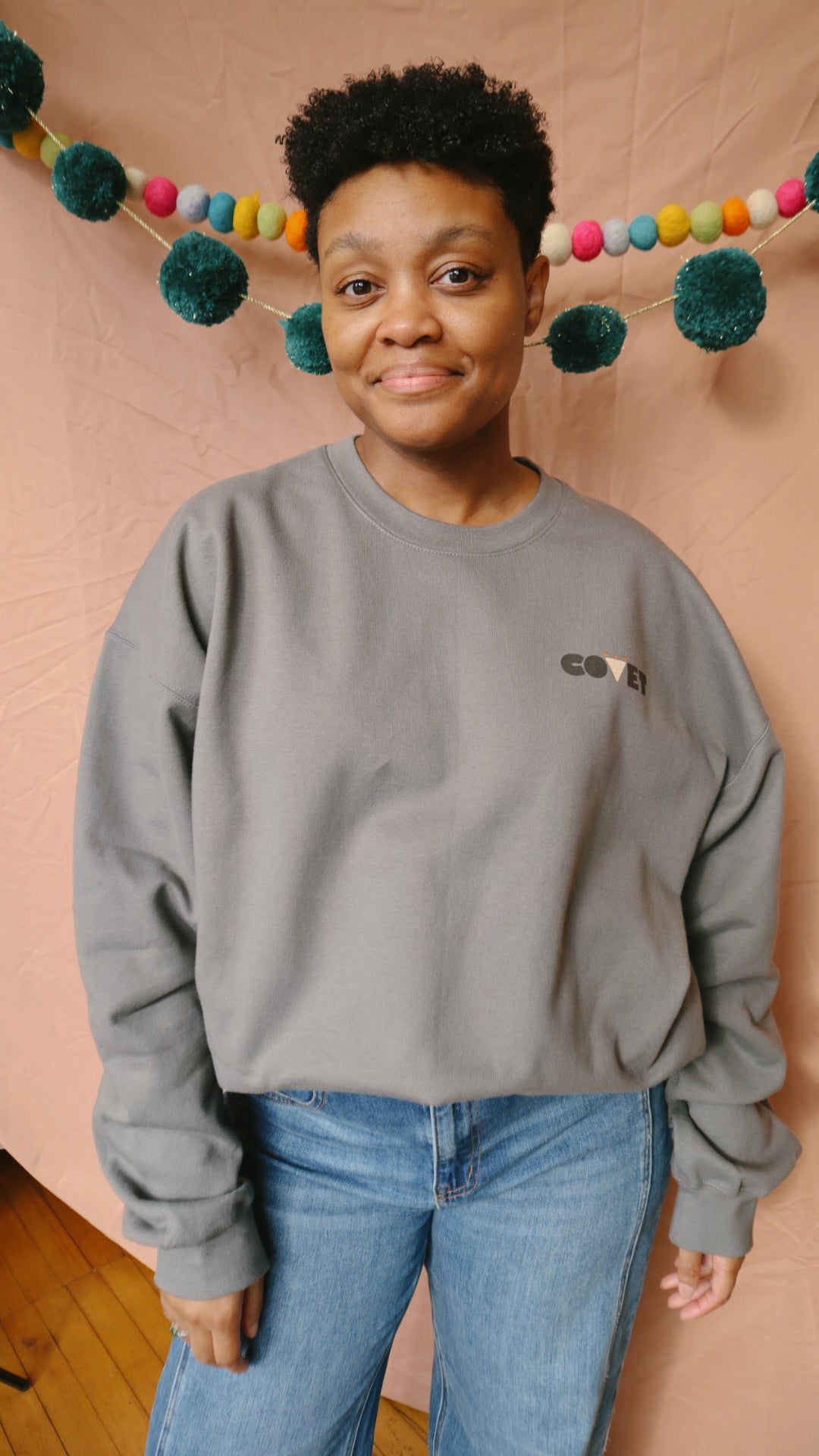 COVET Squiggle Classic Pullover