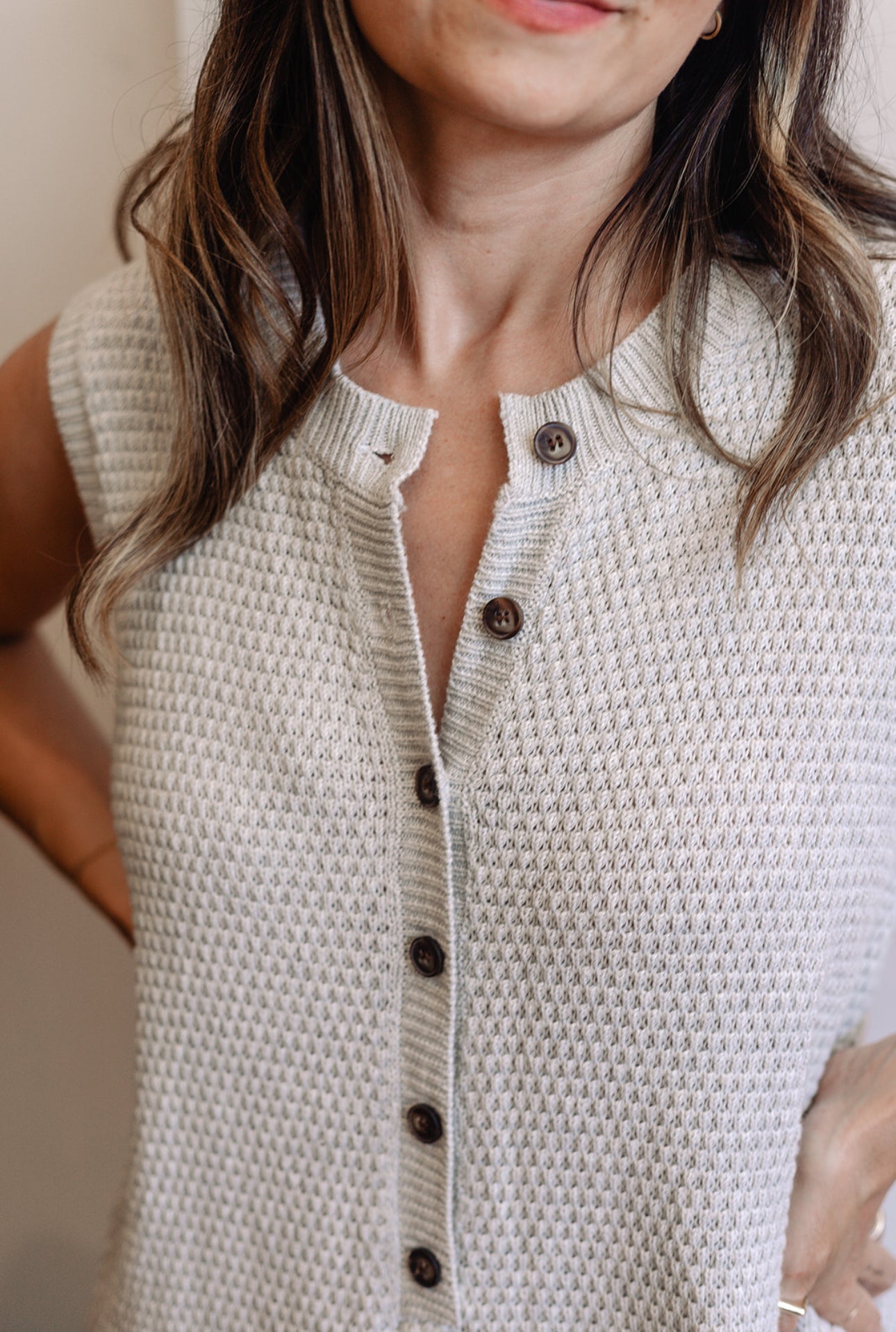 Waffle Wide Leg Jumpsuit