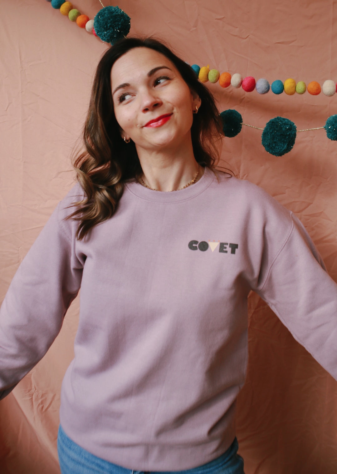 COVET Squiggle Classic Pullover