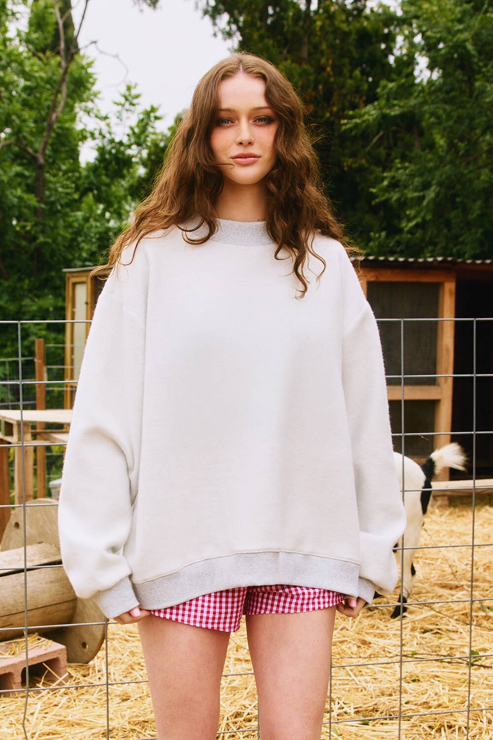 Mock Neck Sweatshirt