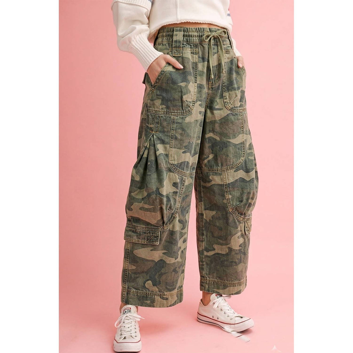 Camo Balloon Jogger Pants