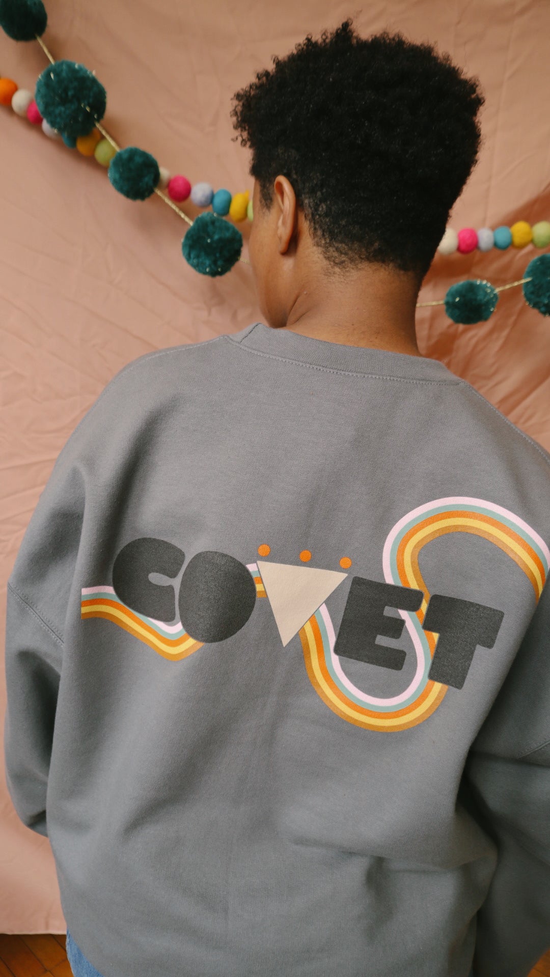 COVET Squiggle Classic Pullover