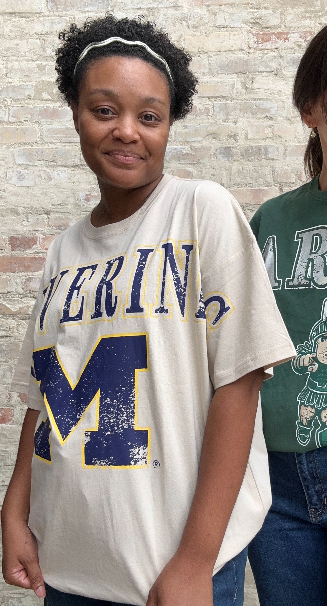 Michigan Split Oversized Band Tee