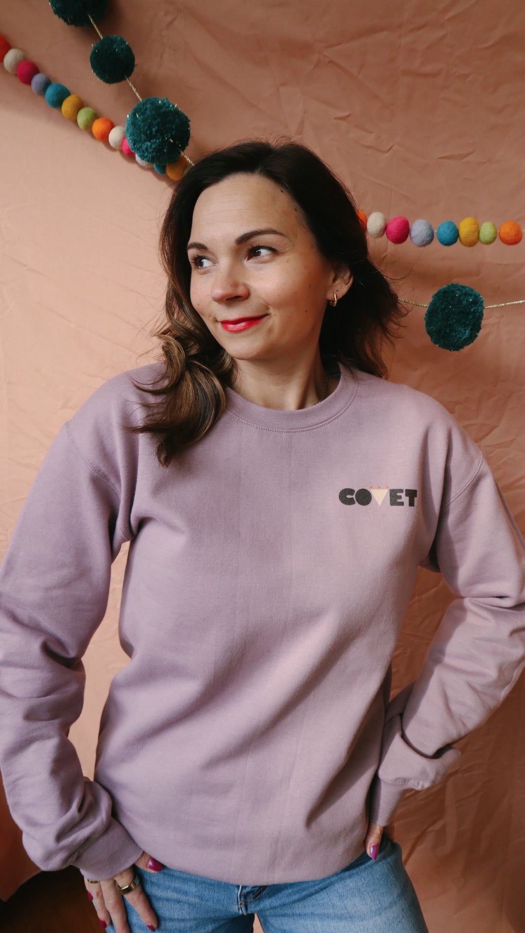 COVET Squiggle Classic Pullover