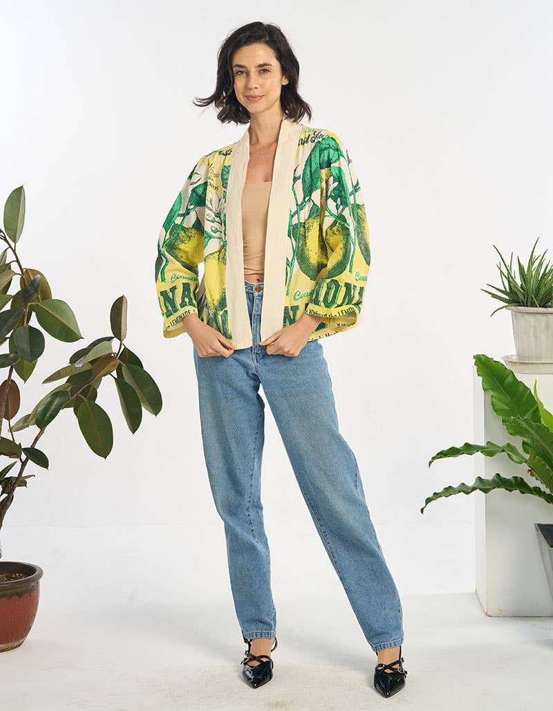 Cotton Open Cardigan