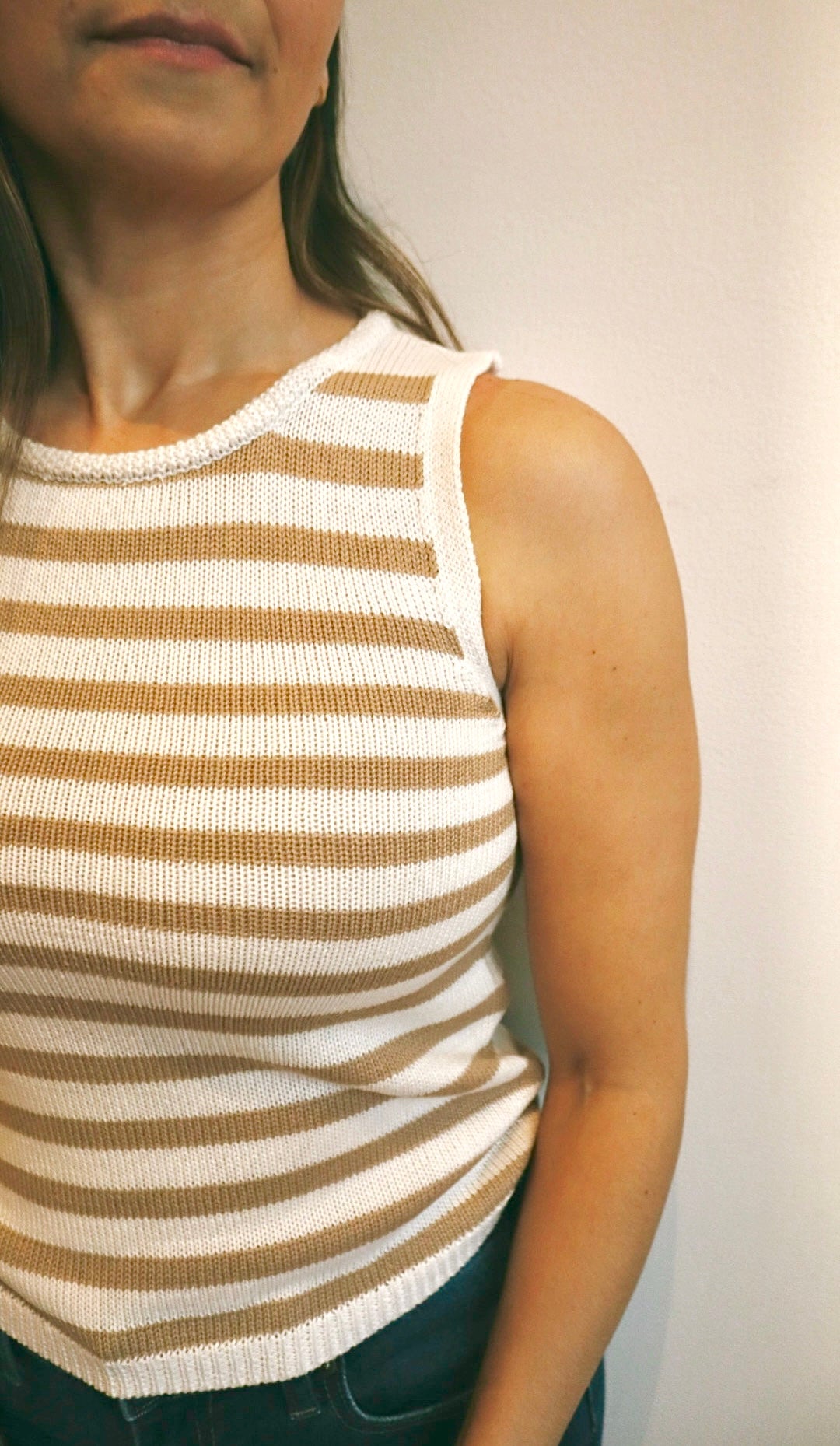 Striped Sweater Tank