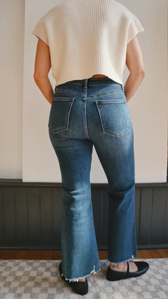 High Rise Crop Flare