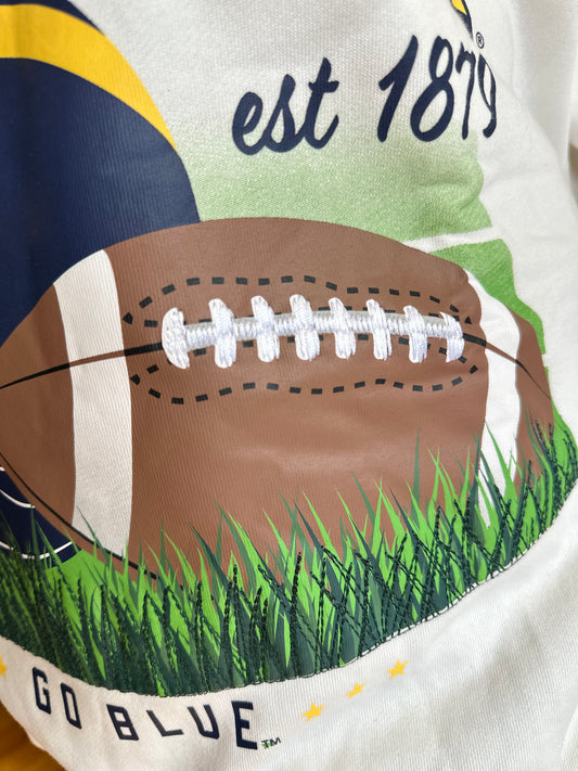 Michigan Embroidered Detail Fleece