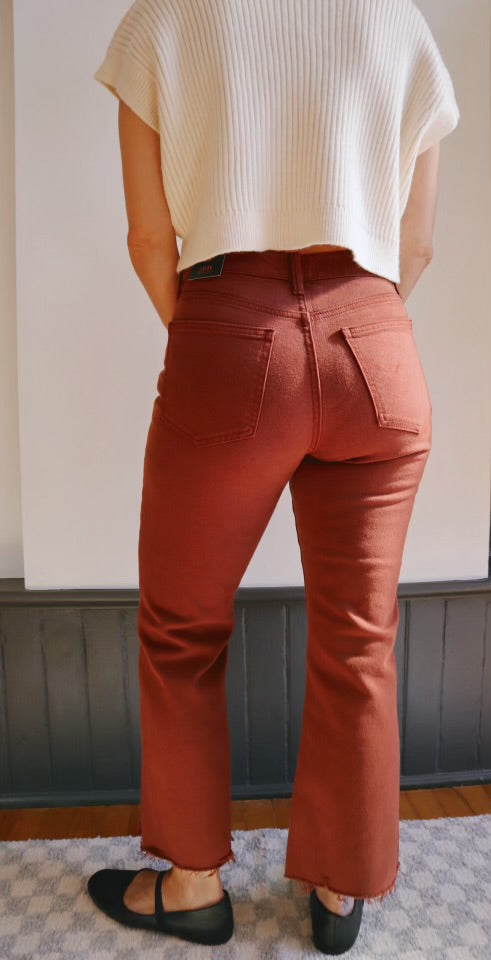 High Rise Crop Flare