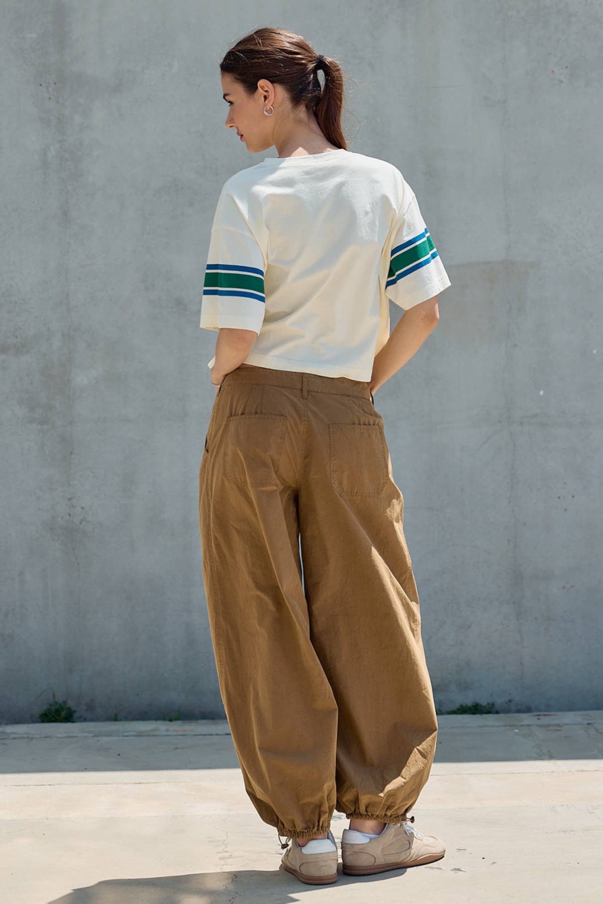Retro Stripe Boxy Tee