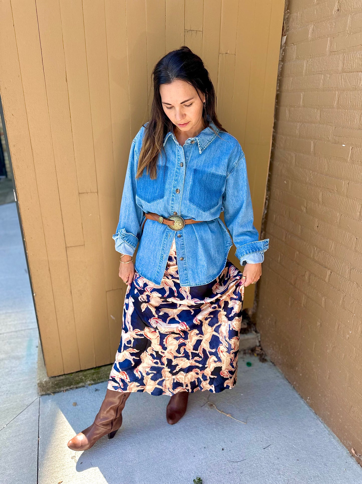 Wild Horses Twisted Strap Maxi Dress