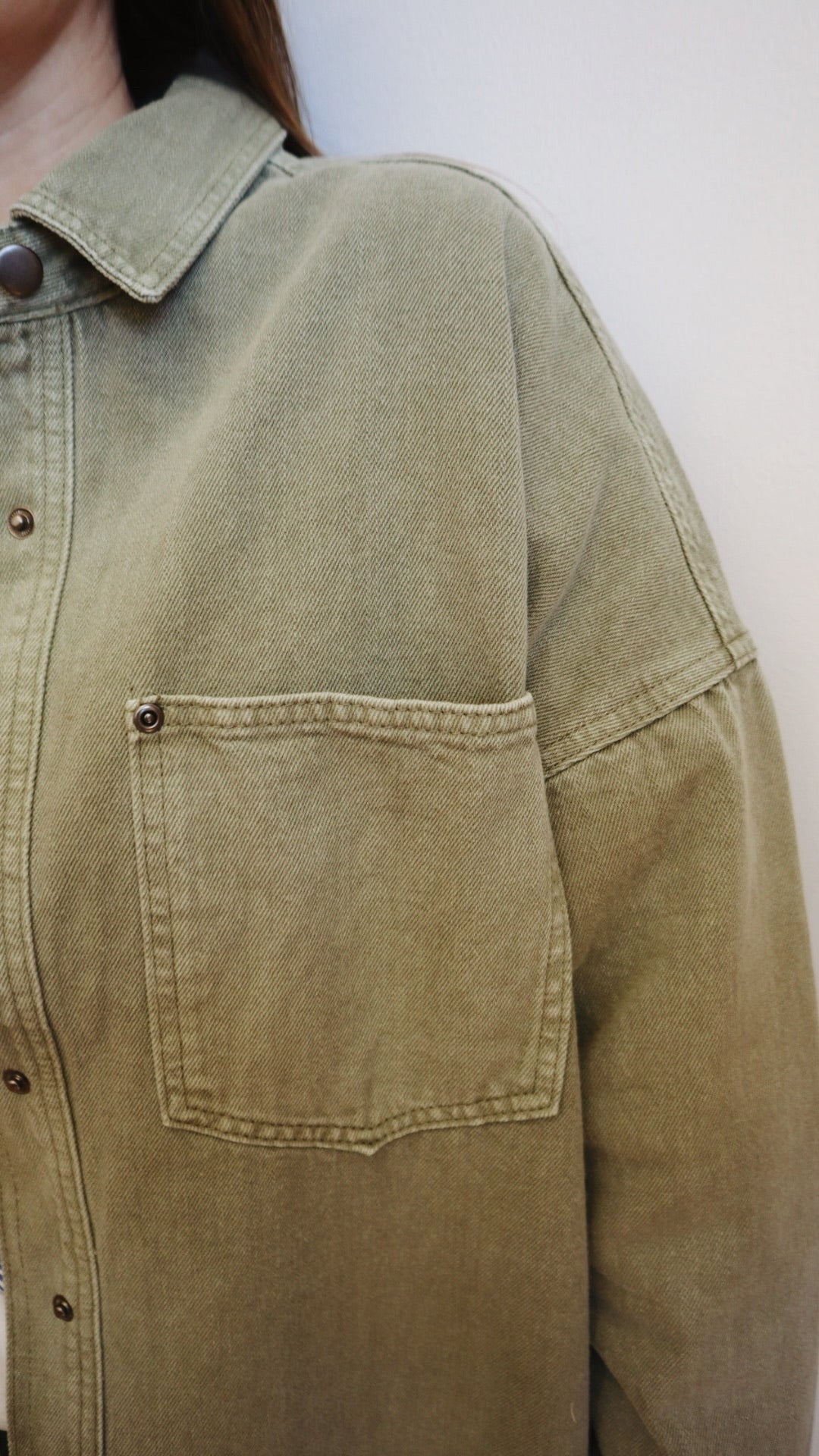 Oversized Denim Shacket