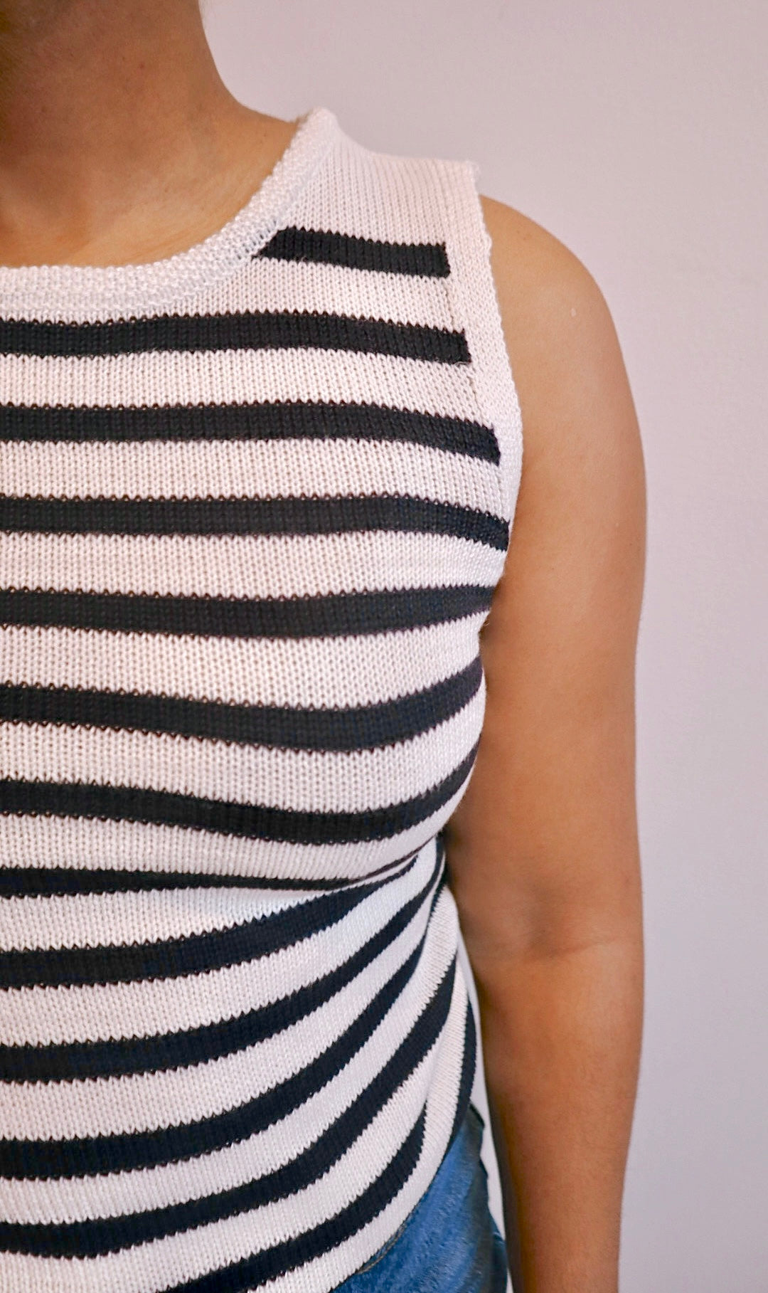 Striped Sweater Tank