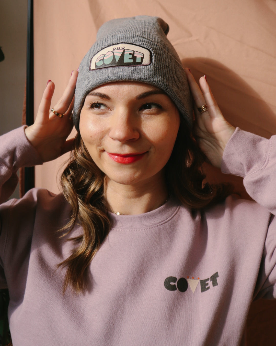 COVET Patch Beanie