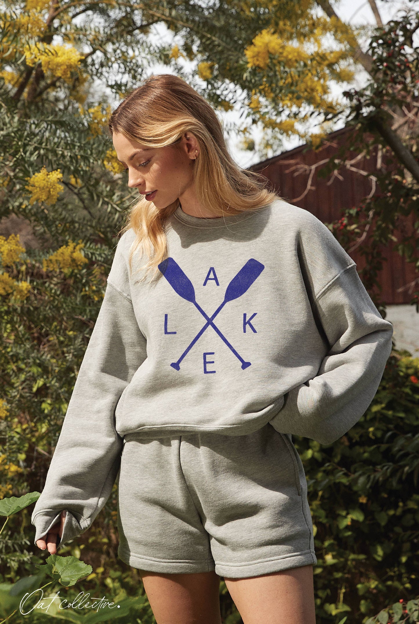Lake and Oars Graphic Sweatshirt
