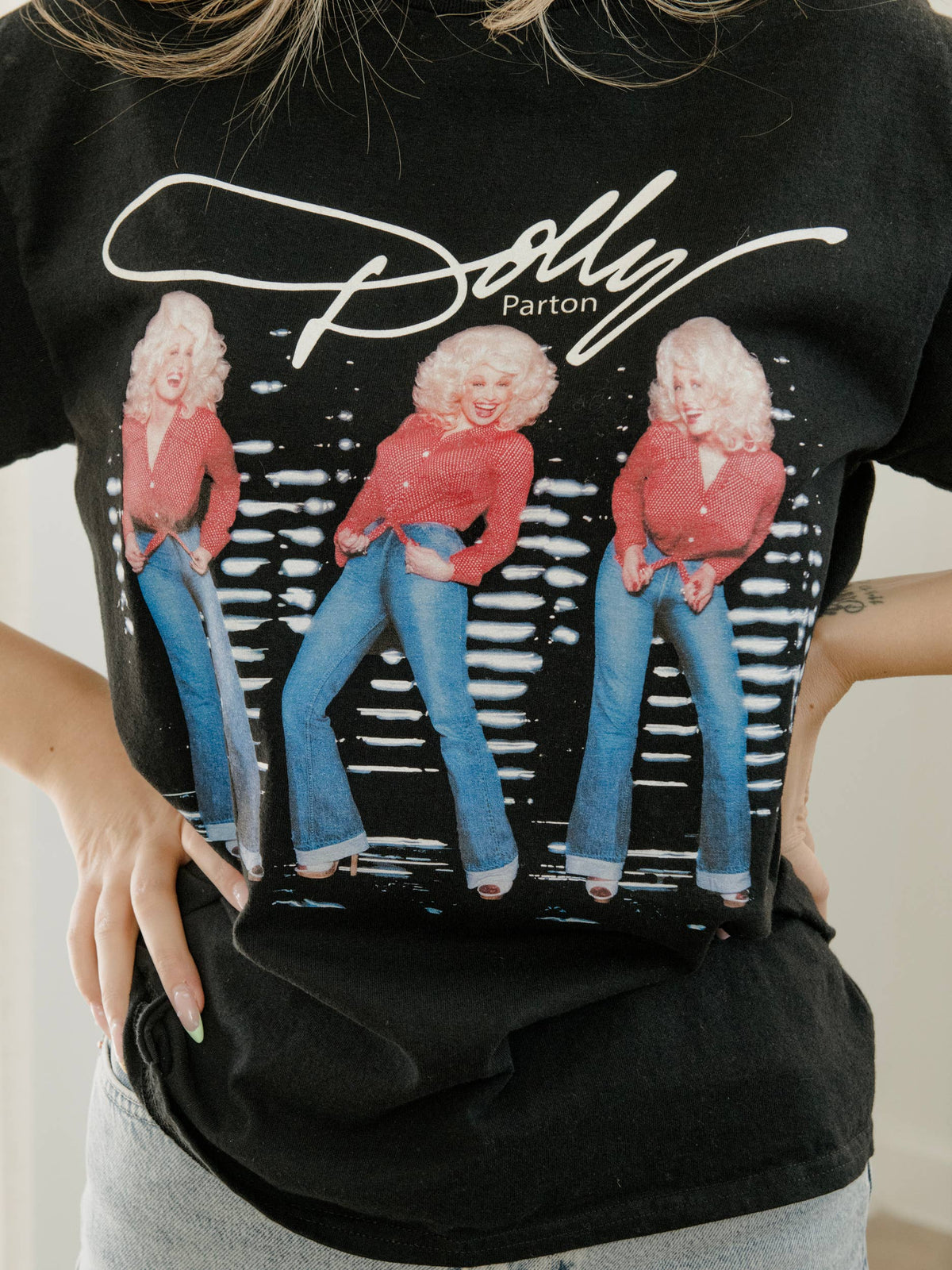 Dolly Parton Triple Threat Licensed Tee