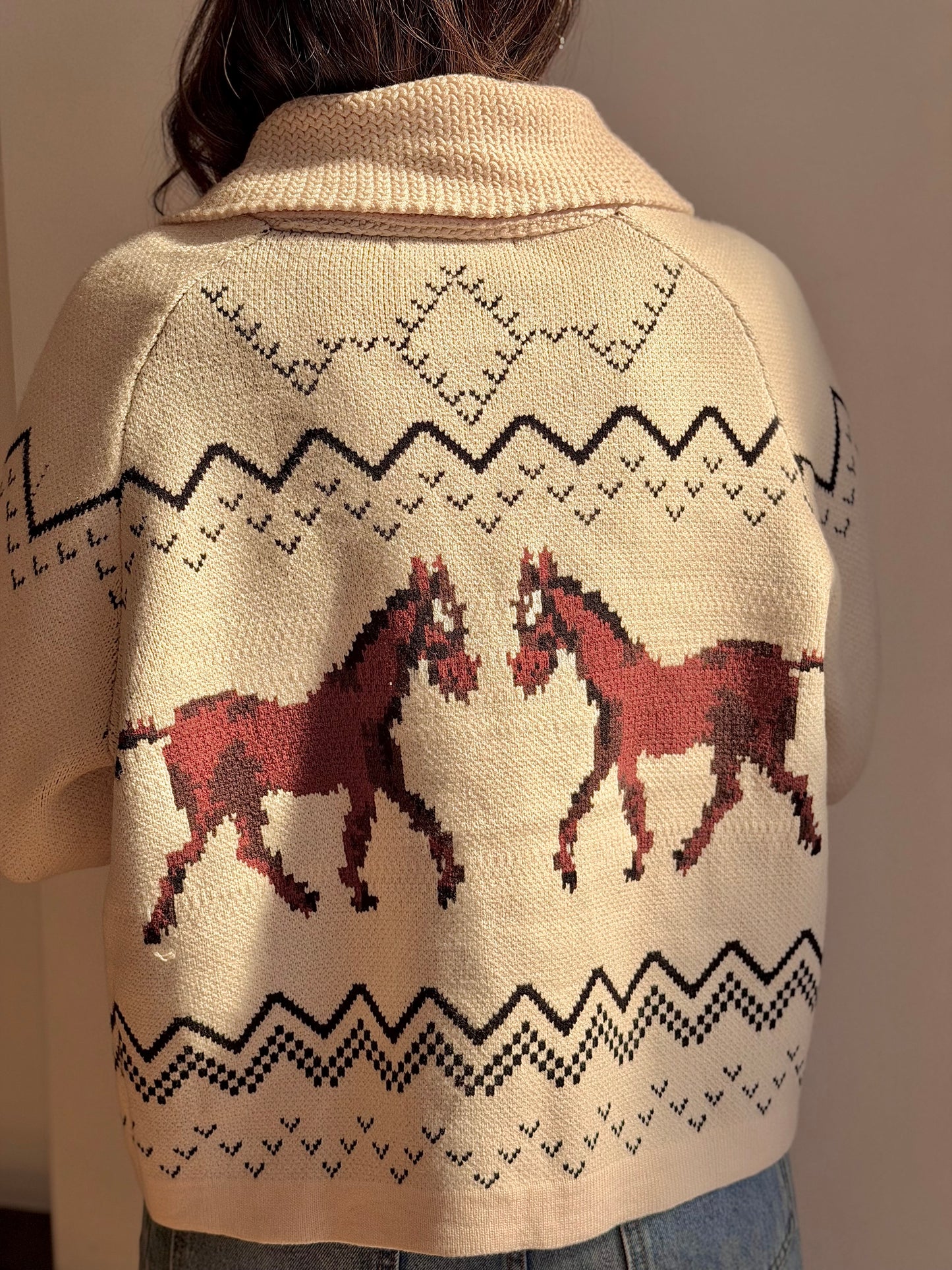 Horse Open Cardigan