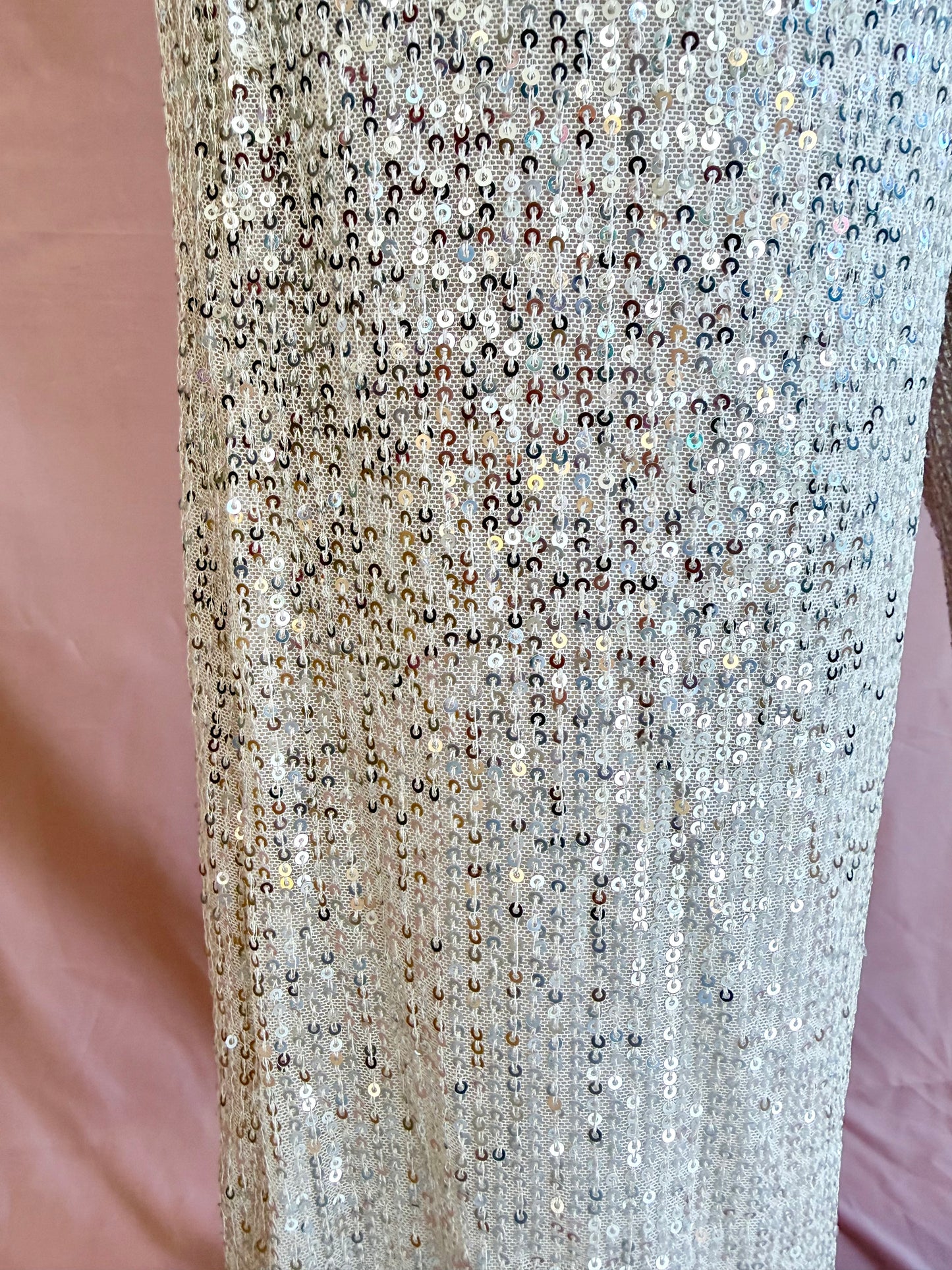 Sequin Wide Leg Party Pant