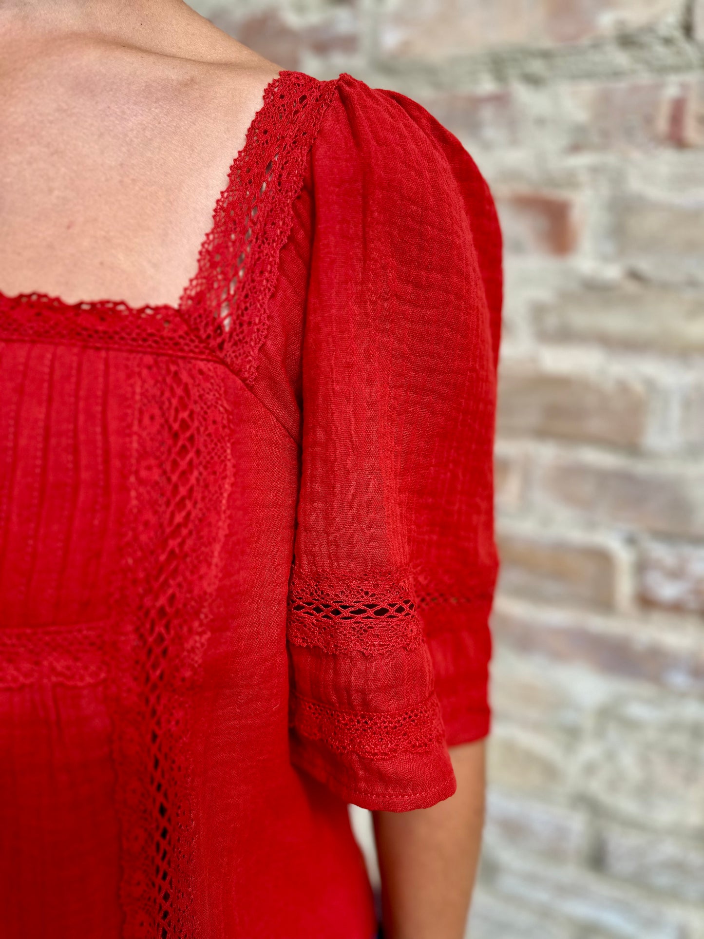 Woven Boho Blouse
