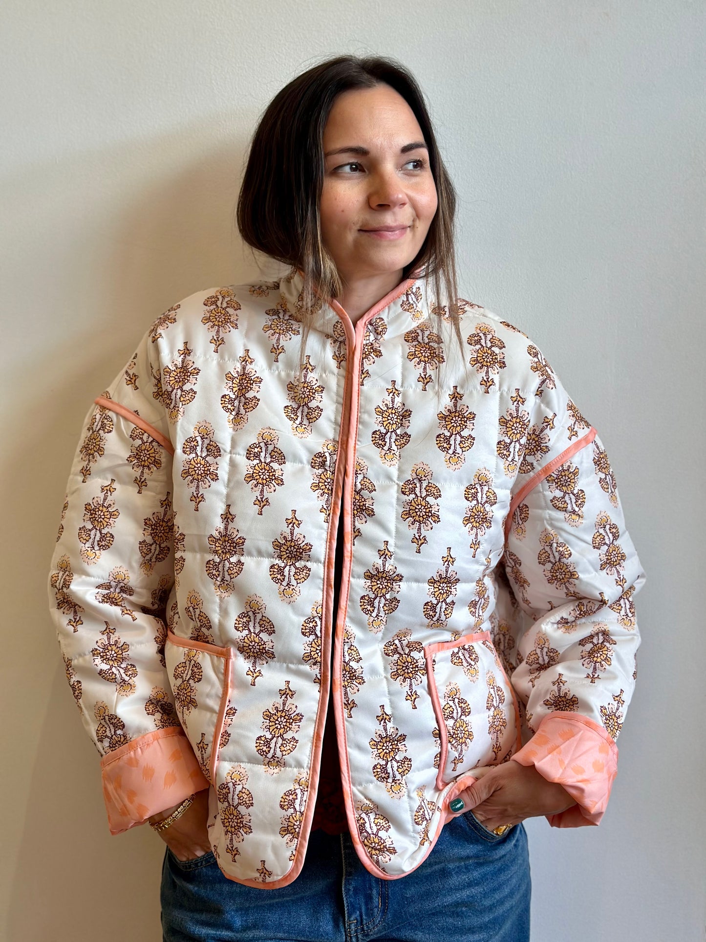 Floral Quilted Jacket