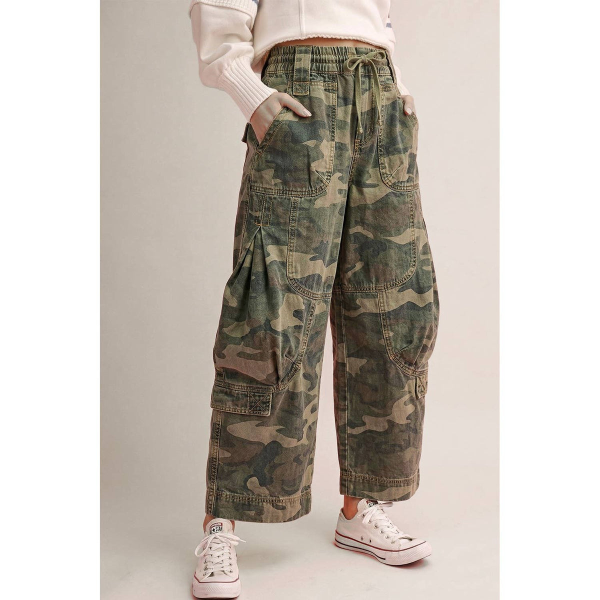 Camo Balloon Jogger Pants