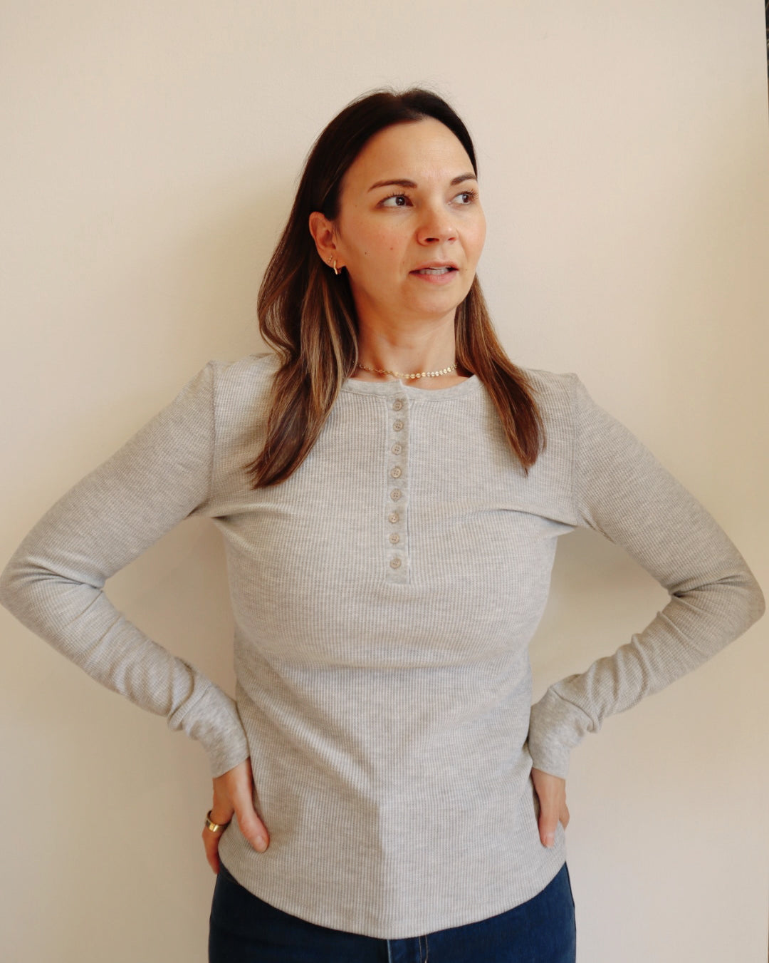 Thermal Henley Top