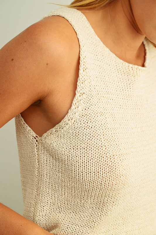 Sleeveless Knit Tank