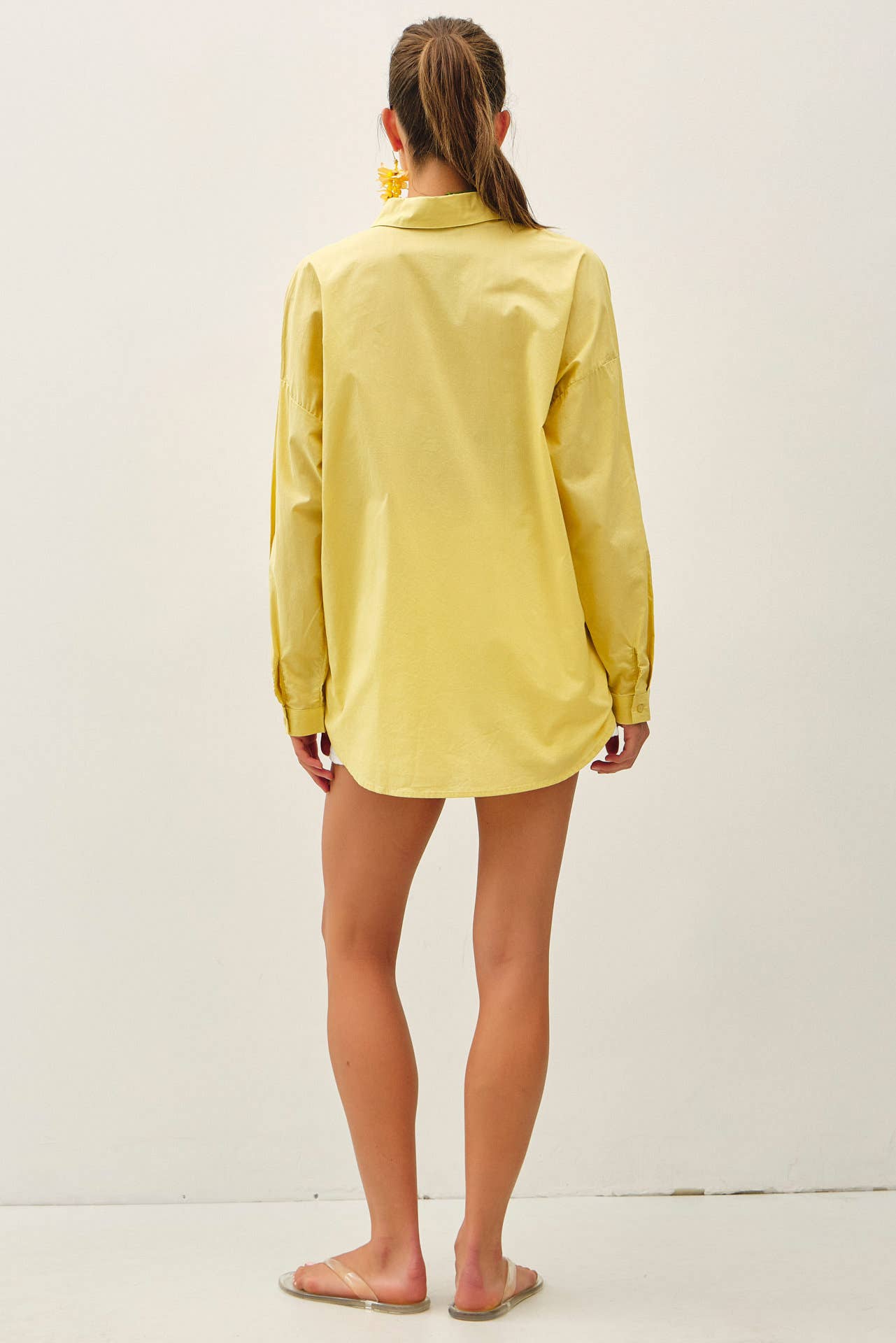 Crisp Oversized Cotton Button Down