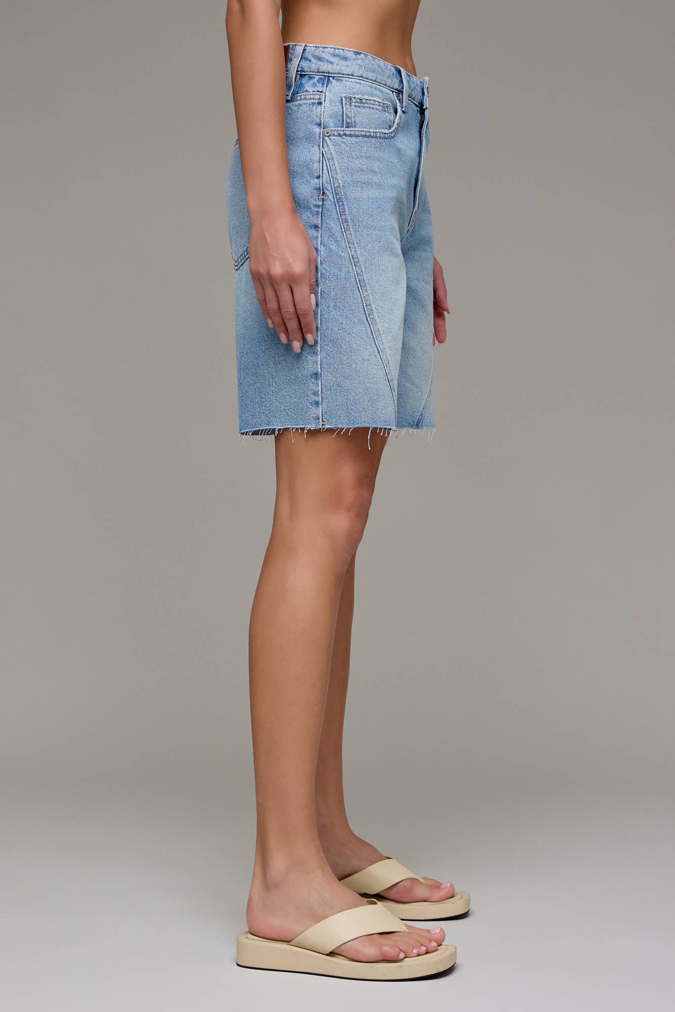 8"  Baggy Denim Shorts