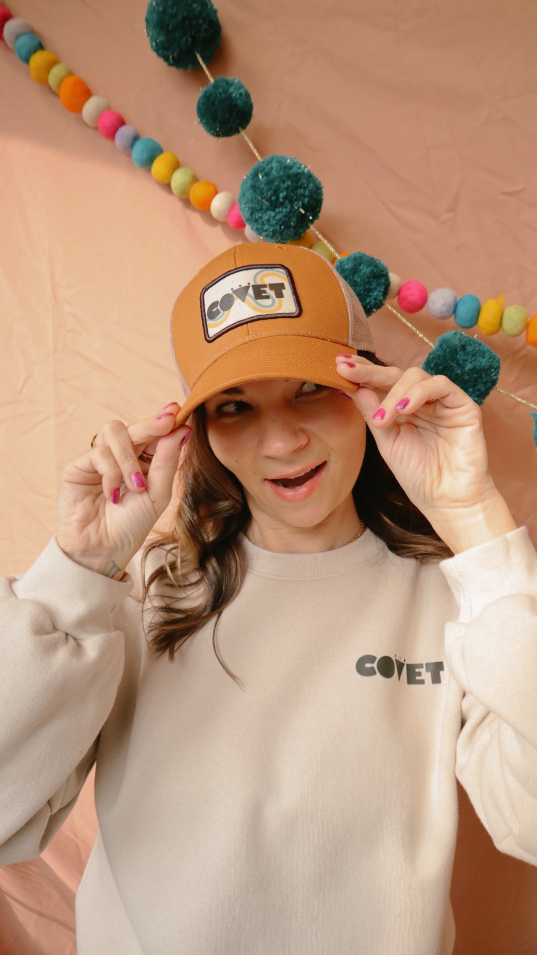 COVET Patch Trucker Hat