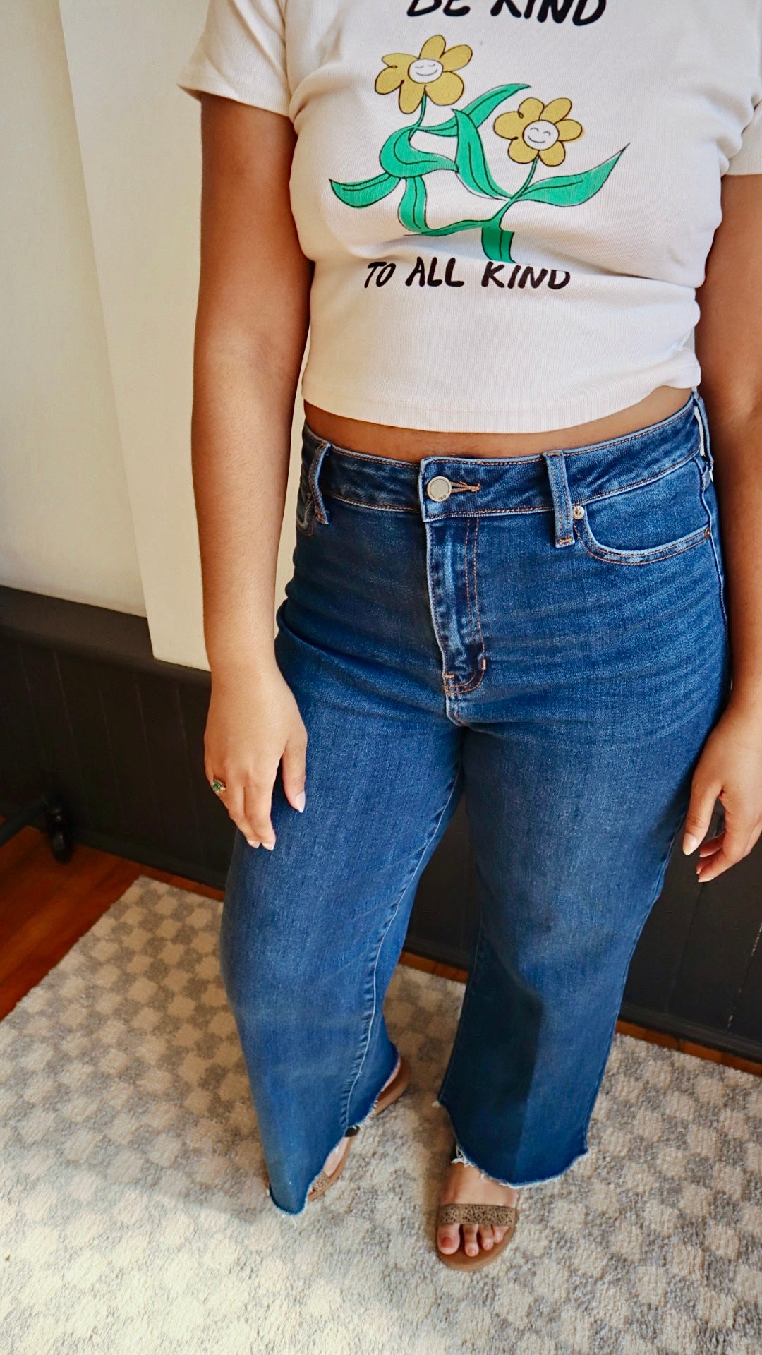 Slim Wide Crop