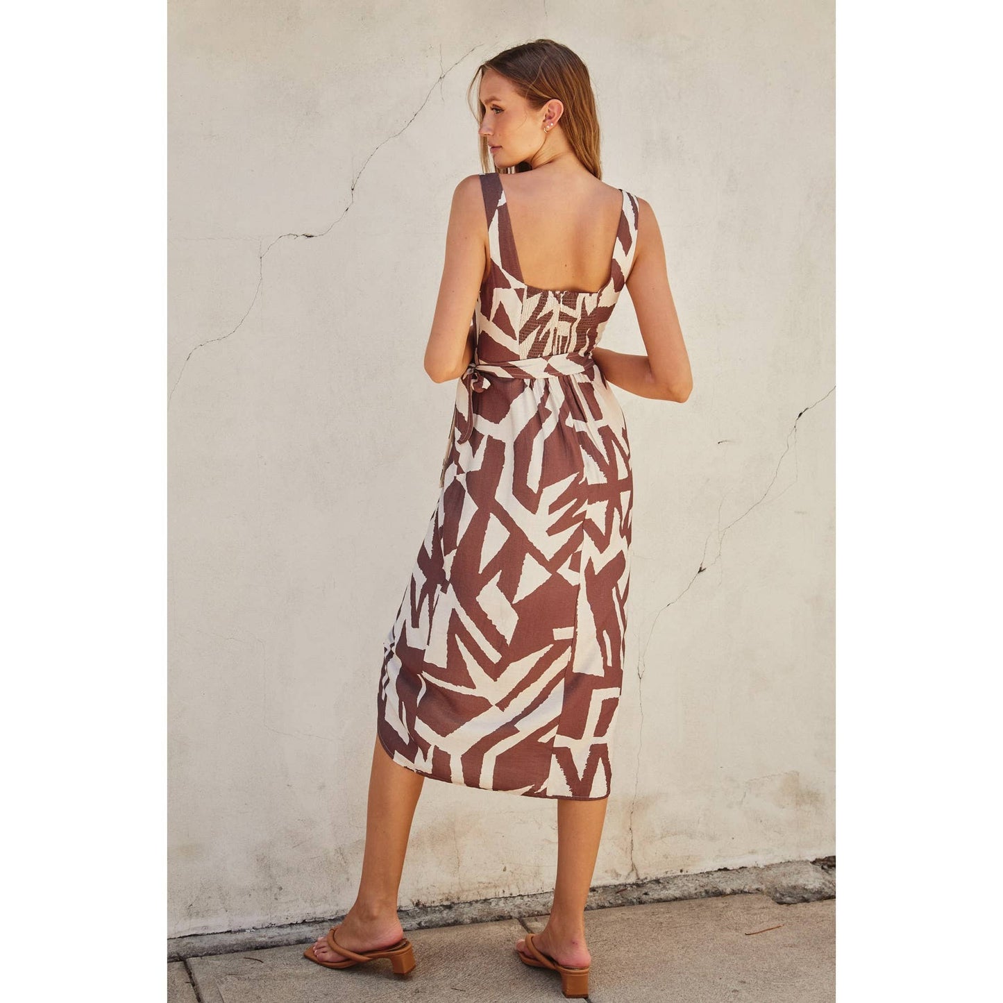 Tulip Hem Wrap Dress