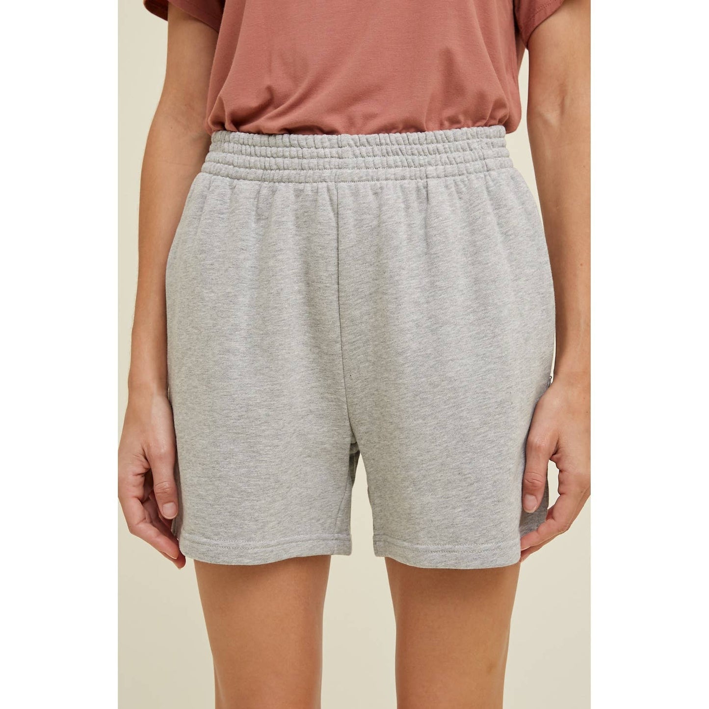 Cotton Shorts With Zipper Pockets