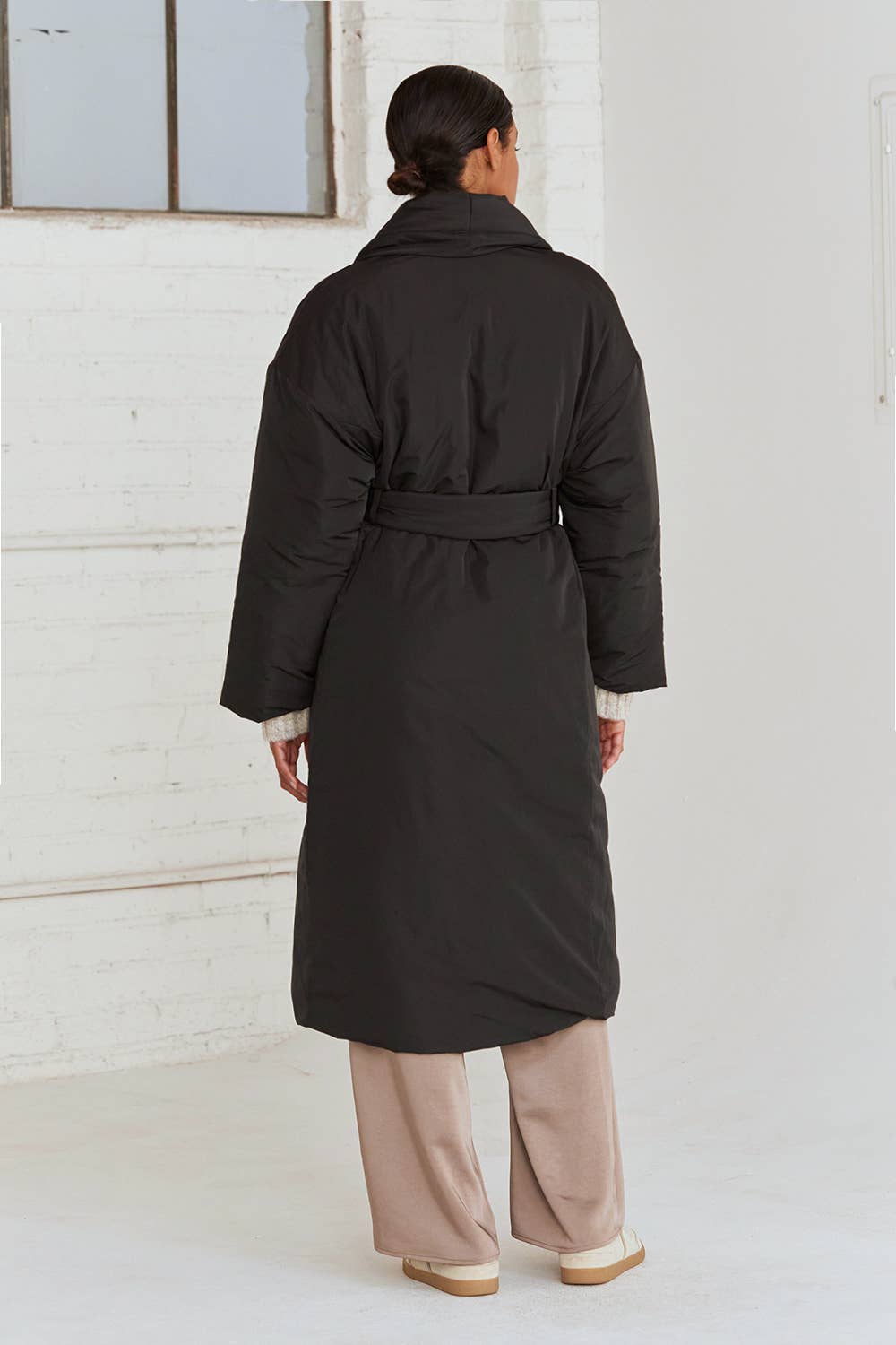 Belted Puffer Coat