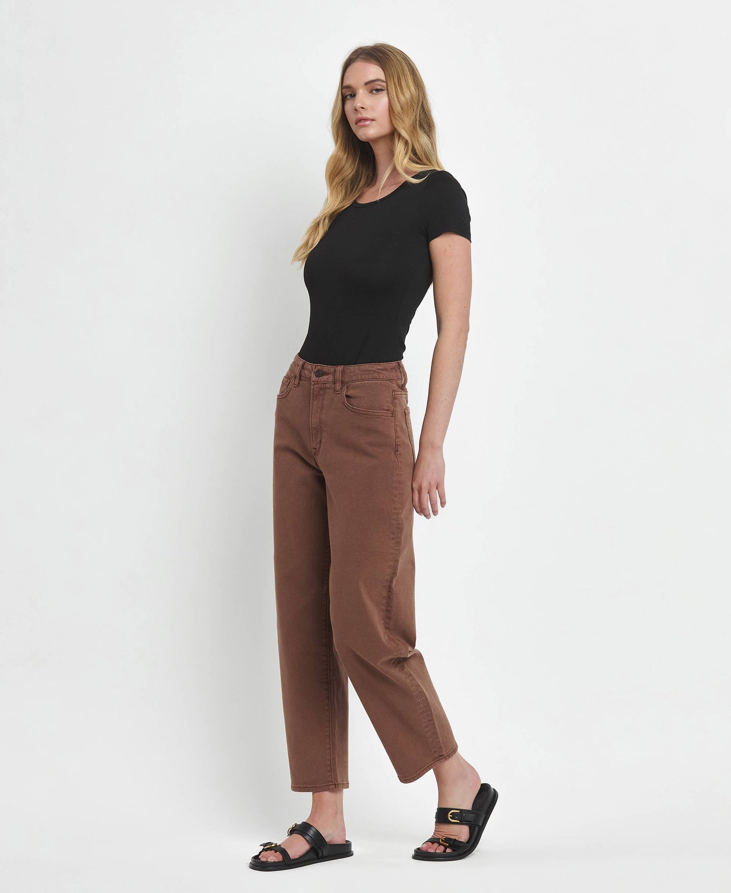 Slim Barrel Colored Denim