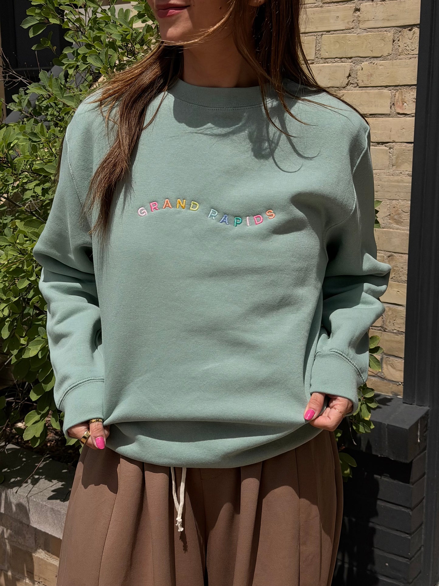 Grand Rapids Embroidered Sweatshirt