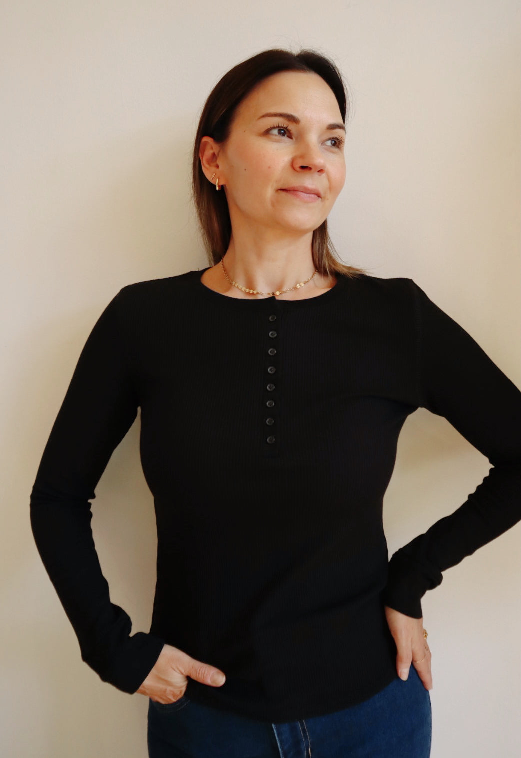 Thermal Henley Top