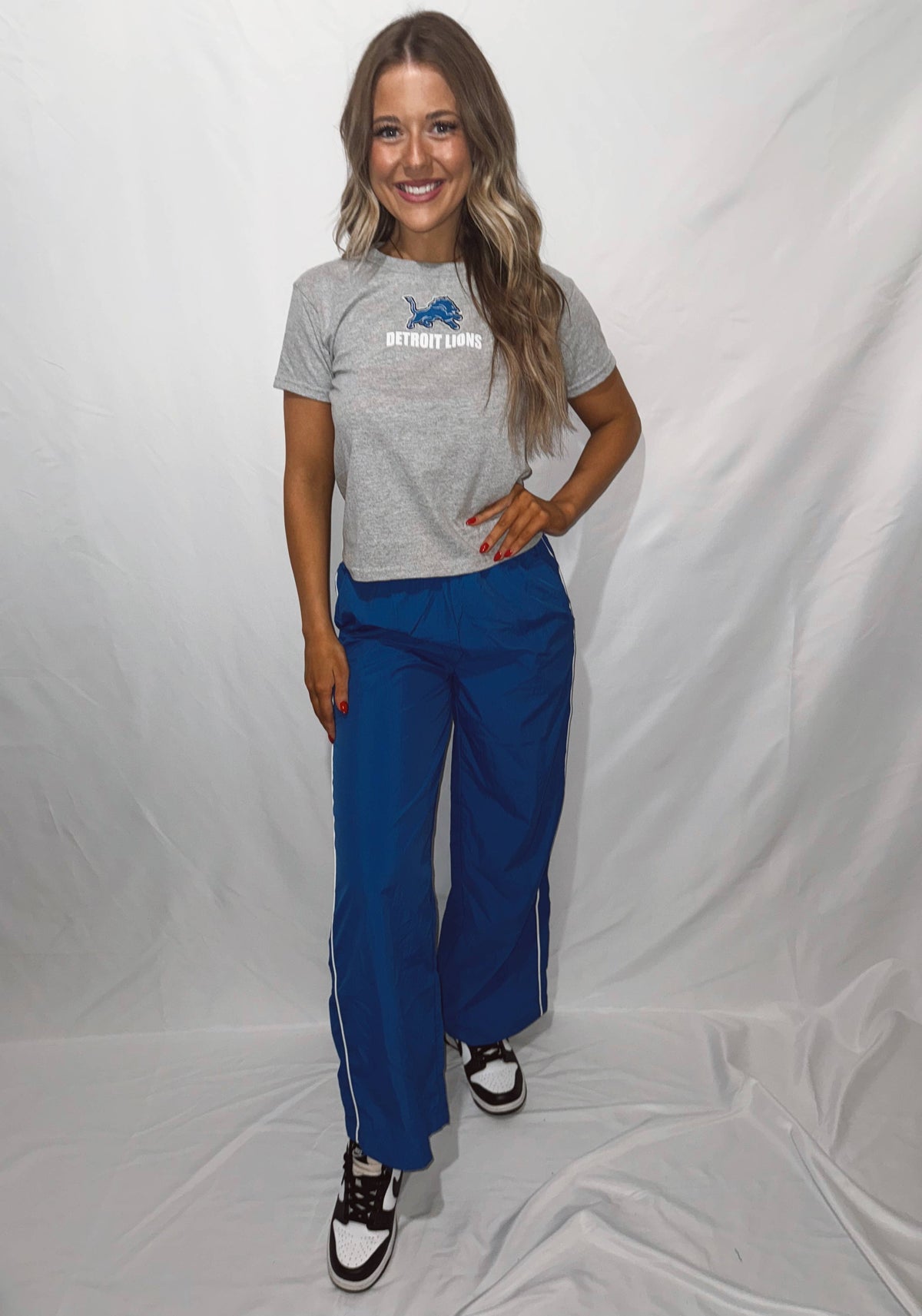 Detroit Lions Logo Patch Baby Tee
