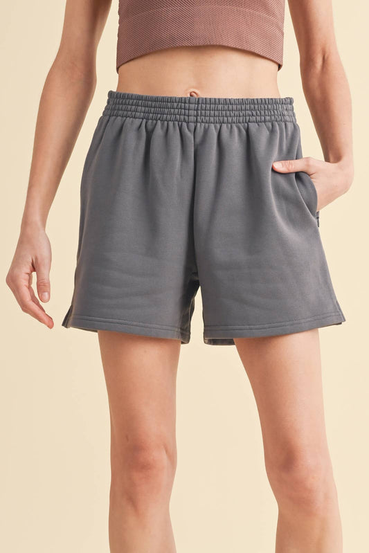Cotton Shorts With Zipper Pockets