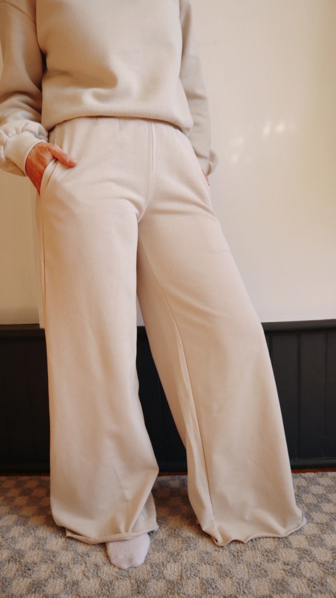 Wide Leg Cotton Sweatpant