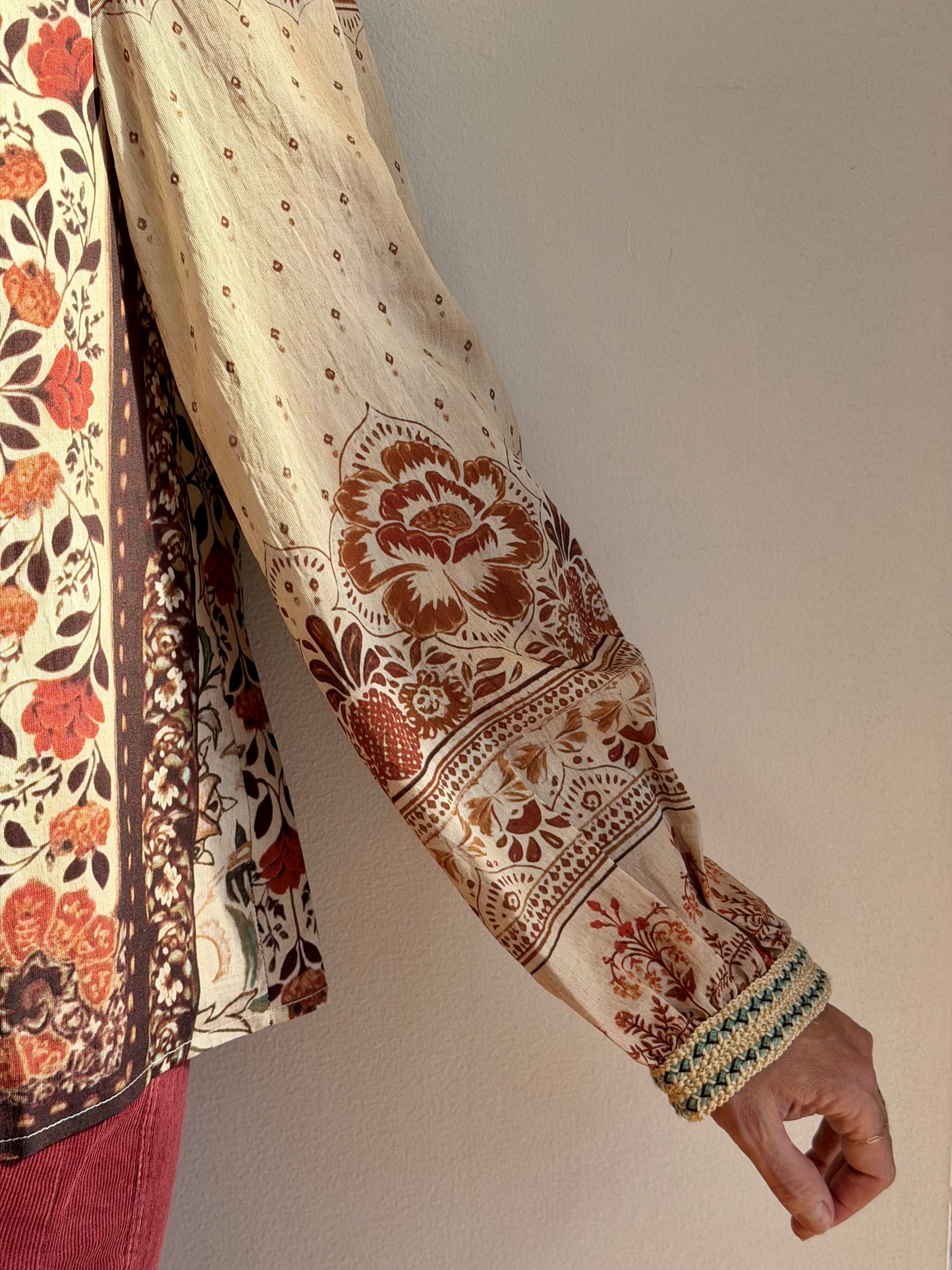 Patchwork Boho Blouse