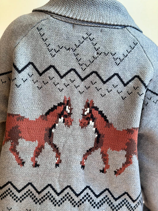 Horse Open Cardigan
