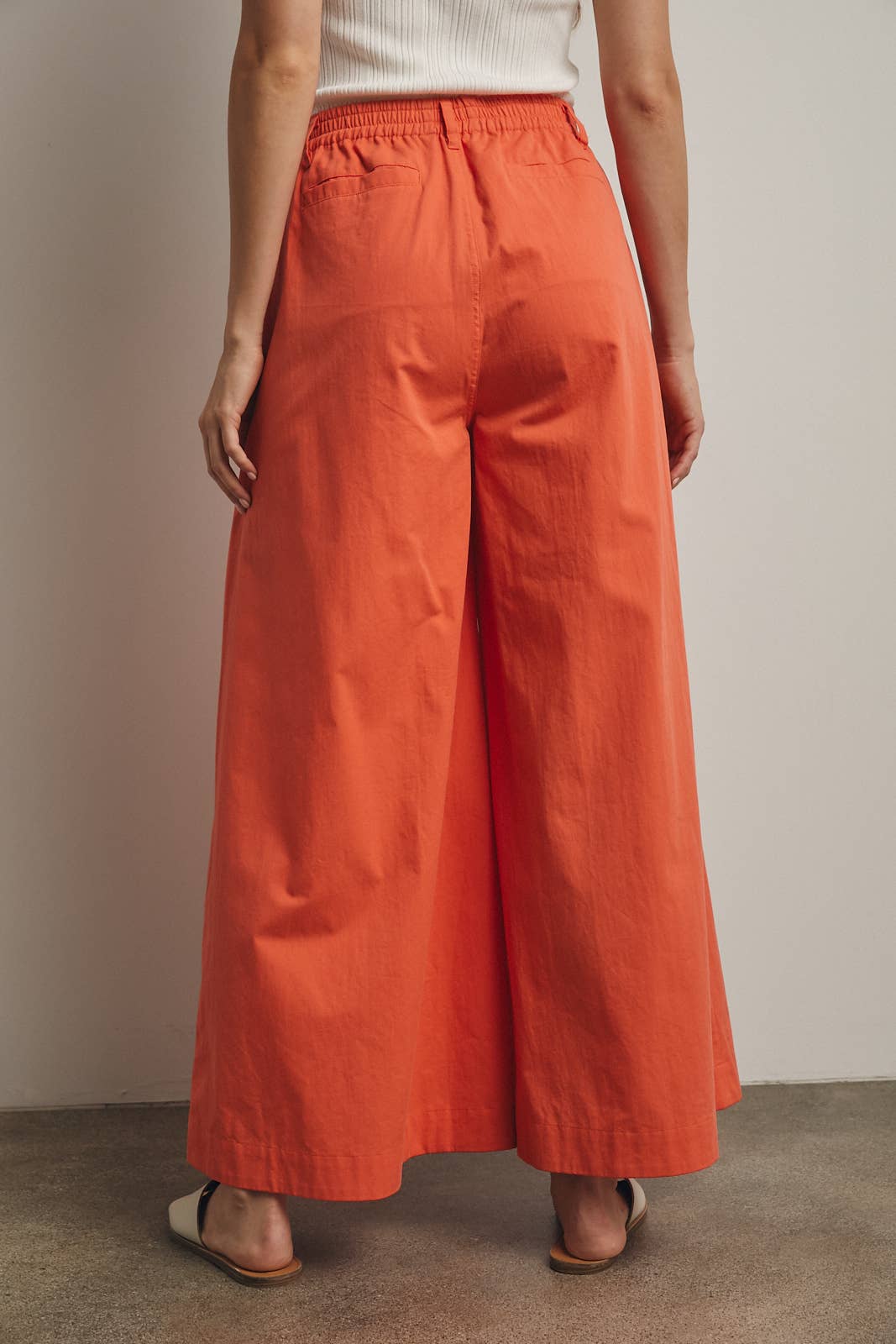 Wide Leg Drawstring Trouser Pant