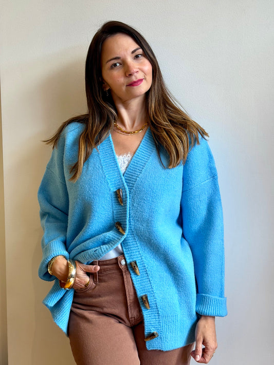 Toggle Oversized Cardigan