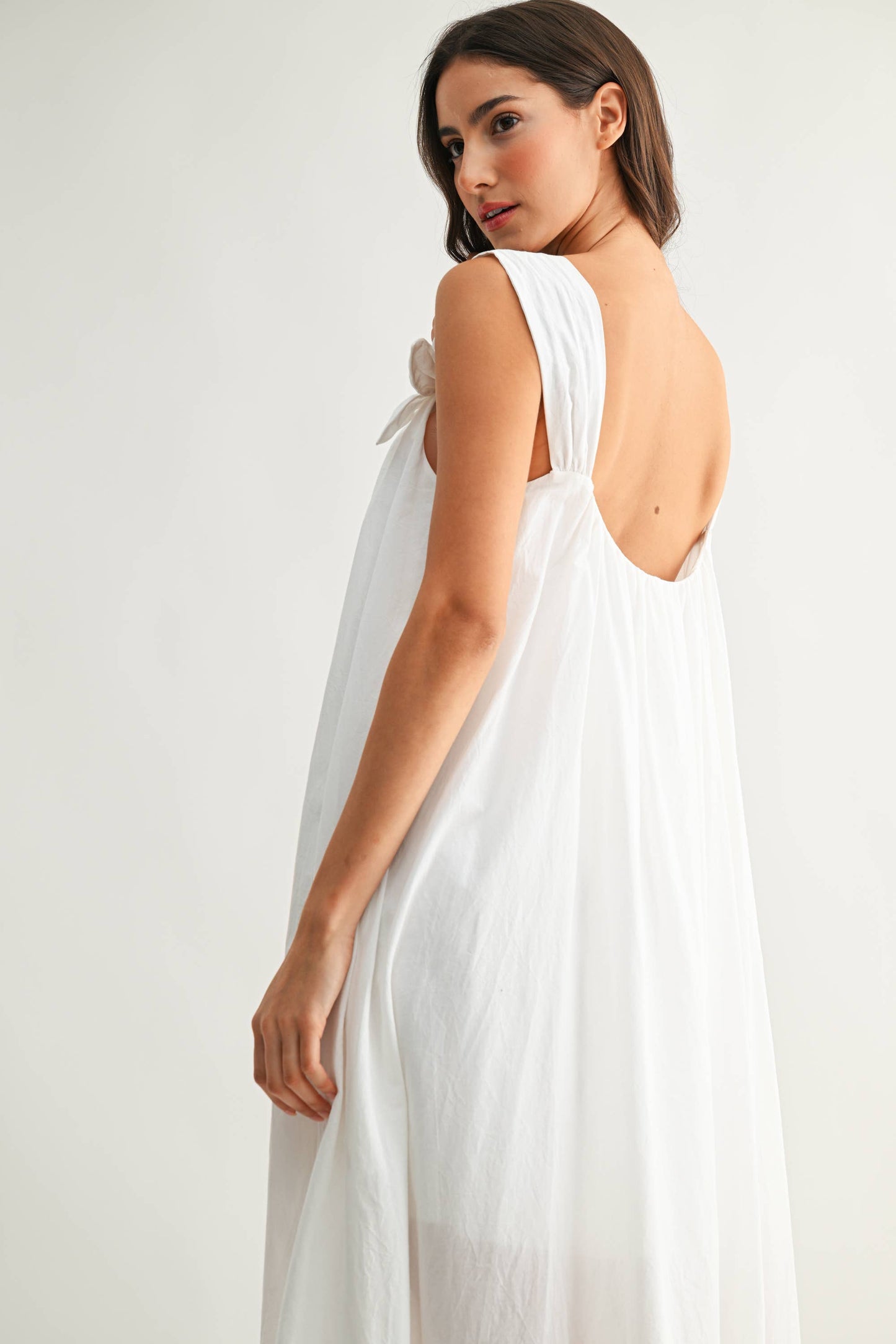 Starflower Shoulder Maxi Dress