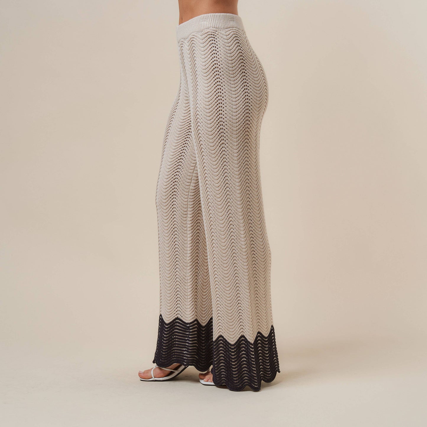 Colorblock Knit Pant