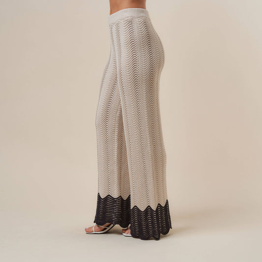 Colorblock Knit Pant