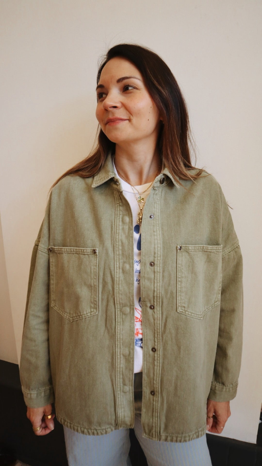 Oversized Denim Shacket
